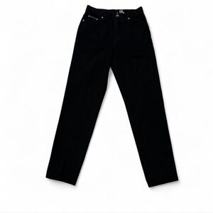 Vintage Calvin Klein 90s Mom Jean High Waisted Black Jeans 100% Cotton Sz 6